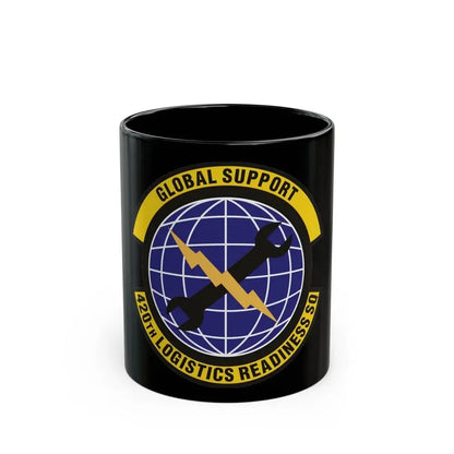 420th Logistics Readiness Squadron (U.S. Air Force) Black Coffee Mug 11oz - Go Mug Yourself