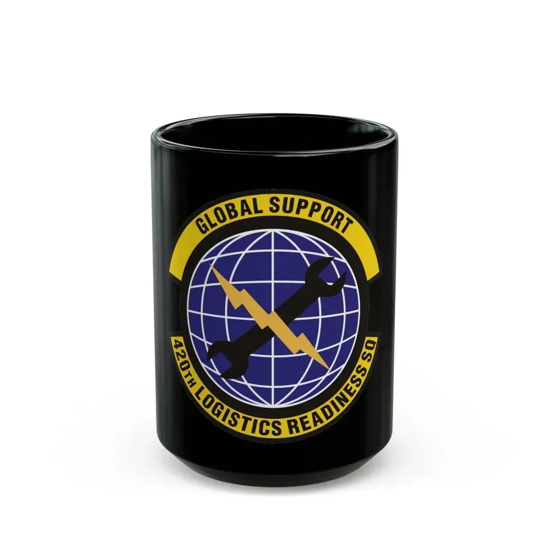 420th Logistics Readiness Squadron (U.S. Air Force) Black Coffee Mug 15oz - Go Mug Yourself