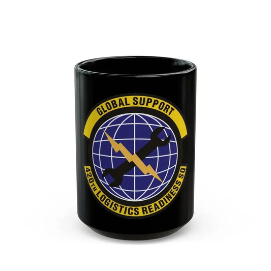 420th Logistics Readiness Squadron (U.S. Air Force) Black Coffee Mug 15oz - Go Mug Yourself