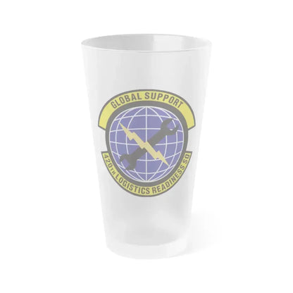 420th Logistics Readiness Squadron (U.S. Air Force) Frosted Pint Glass 16oz 16oz Frosted - Go Mug Yourself