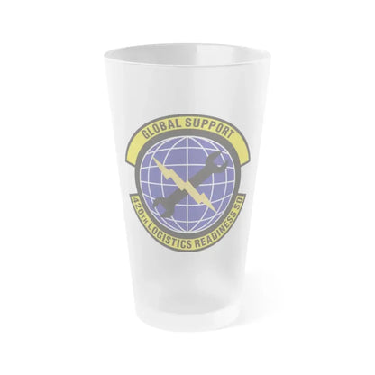 420th Logistics Readiness Squadron (U.S. Air Force) Frosted Pint Glass 16oz 16oz Frosted - Go Mug Yourself