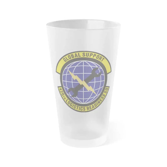420th Logistics Readiness Squadron (U.S. Air Force) Frosted Pint Glass 16oz 16oz Frosted - Go Mug Yourself