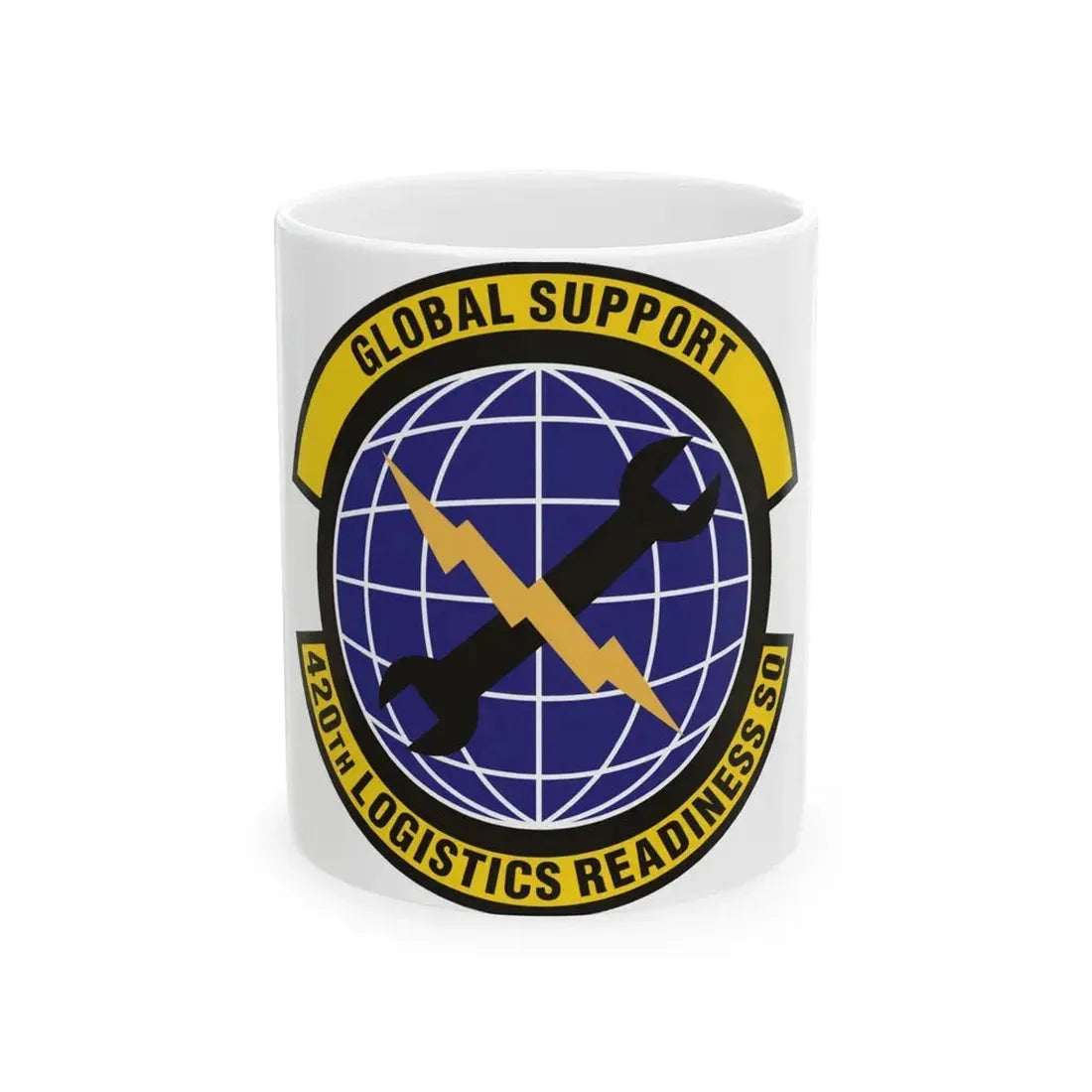 420th Logistics Readiness Squadron (U.S. Air Force) White Coffee Mug 11oz - Go Mug Yourself