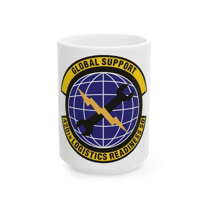 420th Logistics Readiness Squadron (U.S. Air Force) White Coffee Mug 15oz - Go Mug Yourself