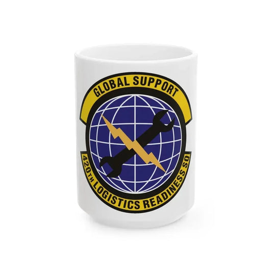 420th Logistics Readiness Squadron (U.S. Air Force) White Coffee Mug 15oz - Go Mug Yourself
