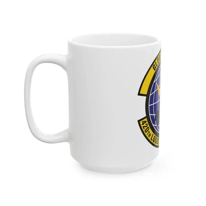 420th Logistics Readiness Squadron (U.S. Air Force) White Coffee Mug - Go Mug Yourself