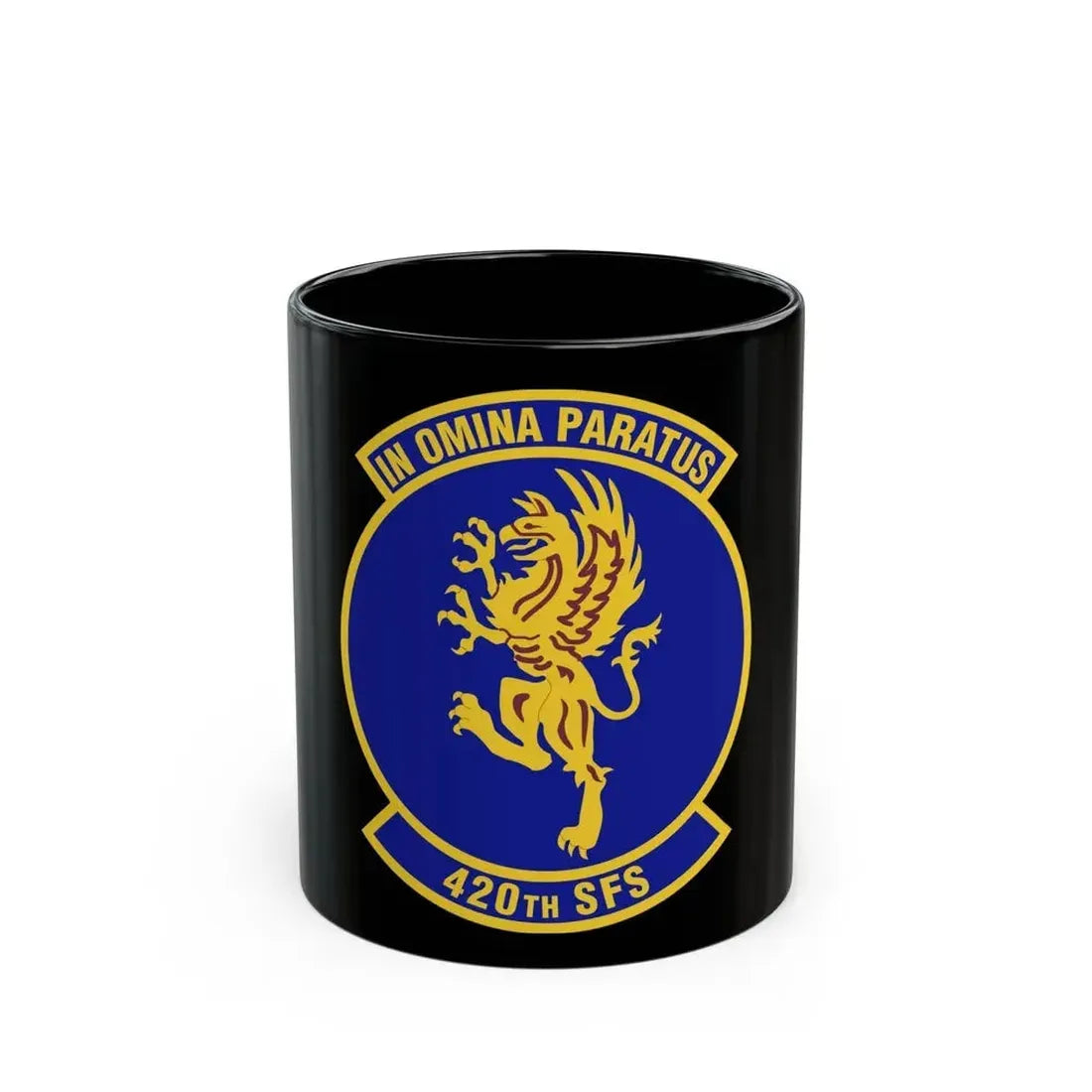 420th Security Forces Squadron (U.S. Air Force) Black Coffee Mug 11oz - Go Mug Yourself