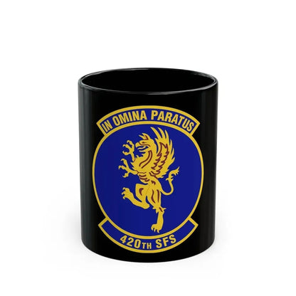 420th Security Forces Squadron (U.S. Air Force) Black Coffee Mug 11oz - Go Mug Yourself