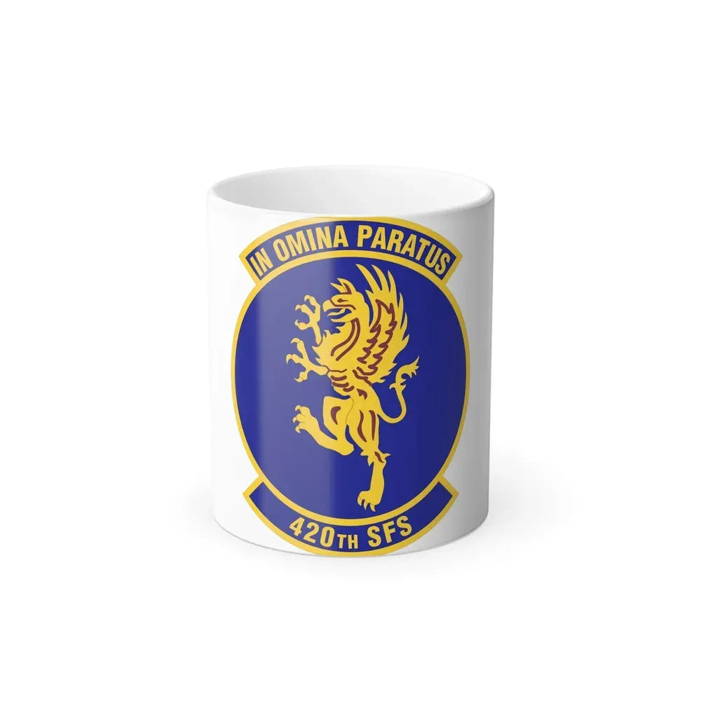 420th Security Forces Squadron (U.S. Air Force) Color Changing Mug 11oz - Go Mug Yourself