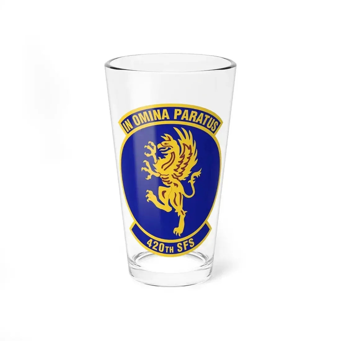 420th Security Forces Squadron (U.S. Air Force) Pint Glass 16oz 16oz - Go Mug Yourself