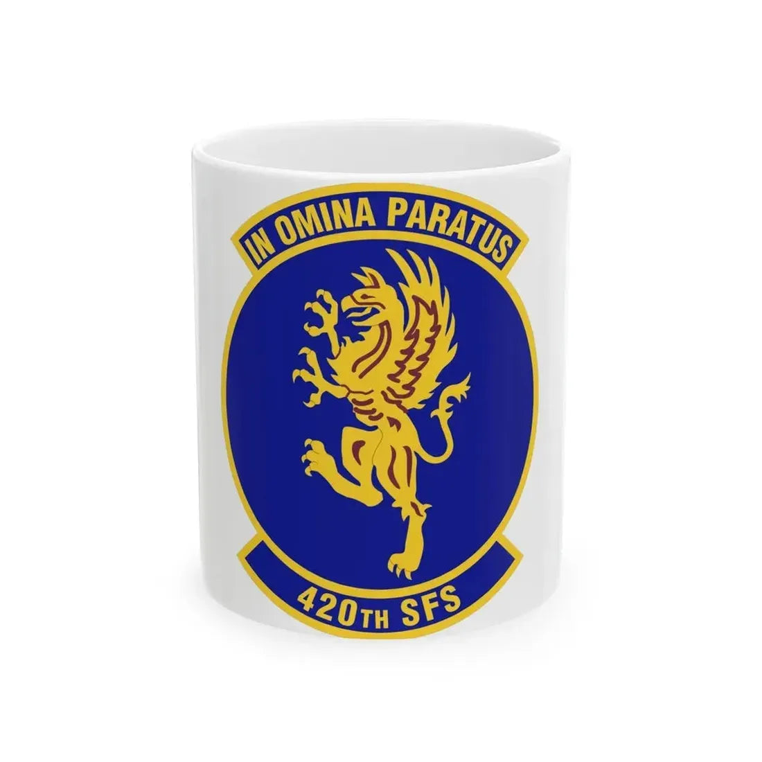 420th Security Forces Squadron (U.S. Air Force) White Coffee Mug 11oz - Go Mug Yourself
