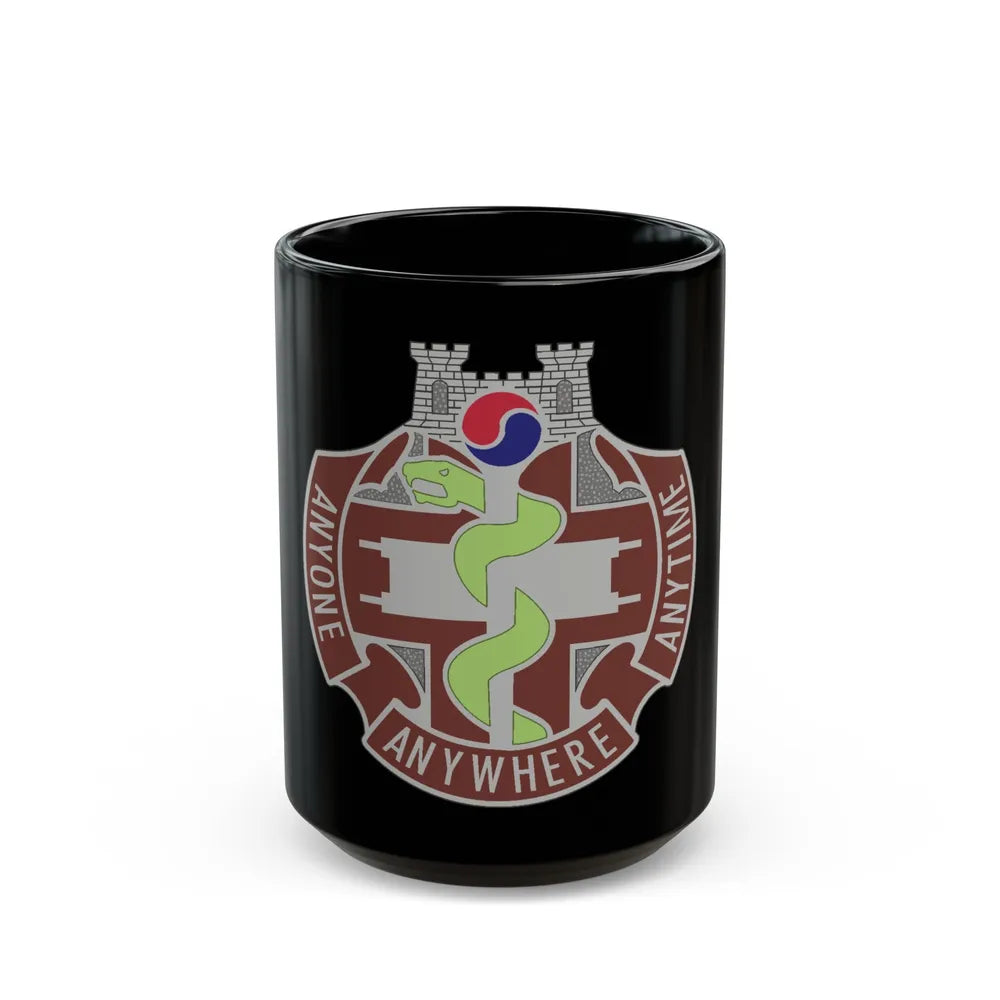 421 Medical Battalion (U.S. Army) Black Coffee Mug-15oz-Go Mug Yourself