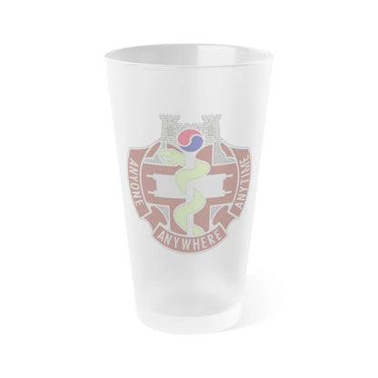 421 Medical Battalion (U.S. Army) Frosted Pint Glass 16oz-Go Mug Yourself