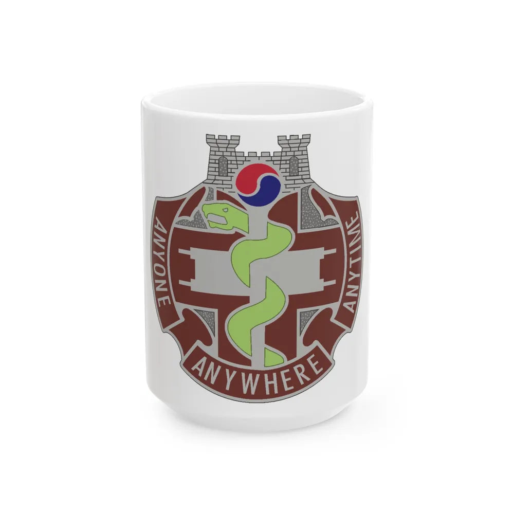 421 Medical Battalion (U.S. Army) White Coffee Mug-15oz-Go Mug Yourself