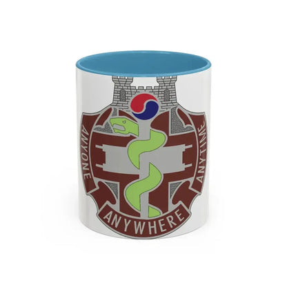 421 Medical Battalion (U.S. Army) Accent Coffee Mug 11oz Light Blue - Go Mug Yourself