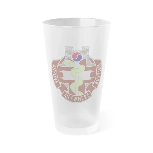 421 Medical Battalion (U.S. Army) Frosted Pint Glass 16oz Default Title - Go Mug Yourself
