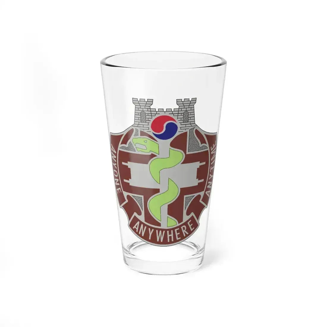 421 Medical Battalion (U.S. Army) Pint Glass 16oz - Go Mug Yourself