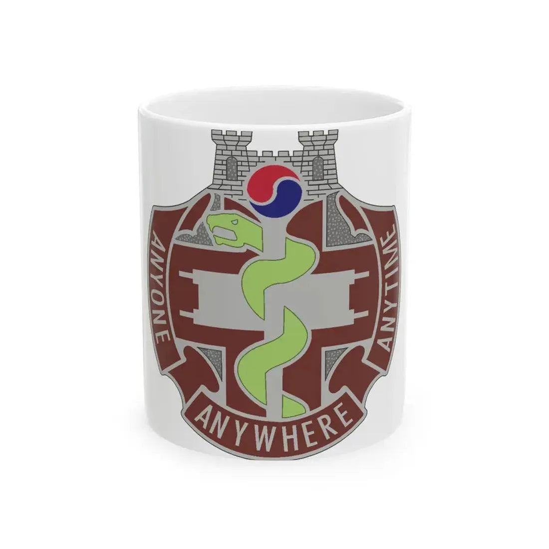 421 Medical Battalion (U.S. Army) White Coffee Mug 11oz - Go Mug Yourself