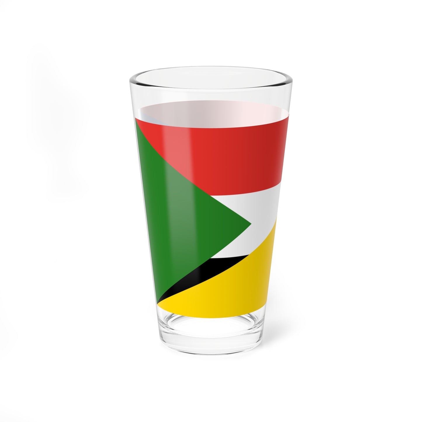 Flag of Sudan and Ukraine (Sudan) Pint Glass 16oz