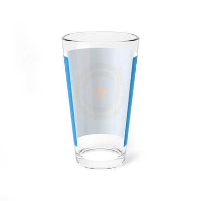 Flag of Kamiyūbetsu Hokkaido 1968-2009 (Japan) Pint Glass 16oz