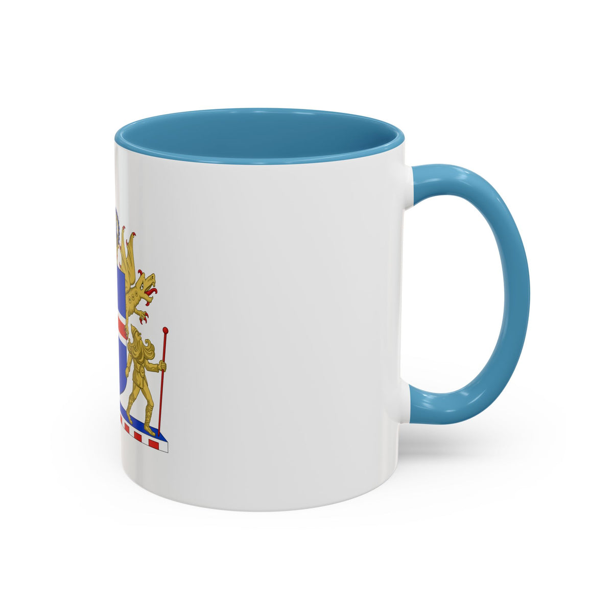 Kingdom of Iceland Coat of Arms - Accent Coffee Mug