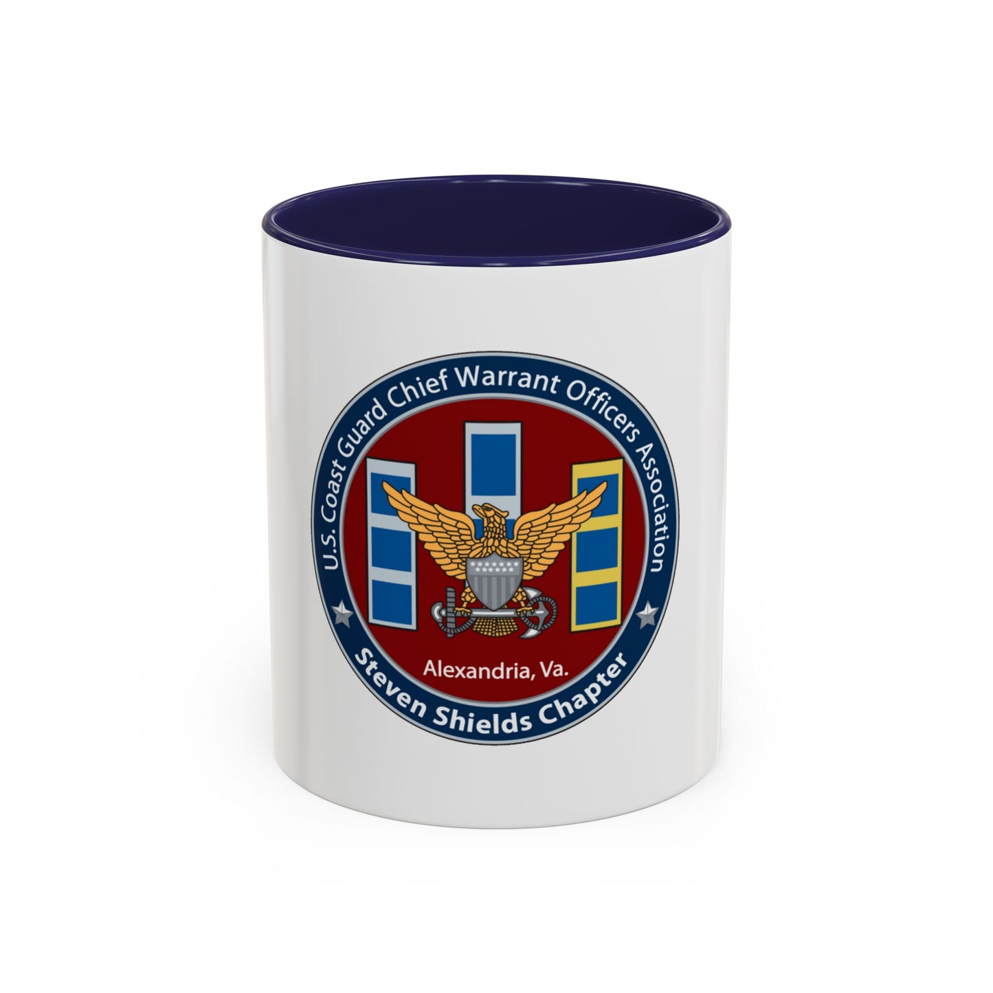 USCG CWO Assoc Steven Shields Chapter (U.S. Coast Guard) Accent Coffee Mug