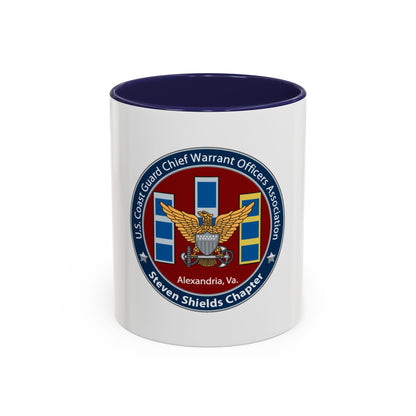 USCG CWO Assoc Steven Shields Chapter (U.S. Coast Guard) Accent Coffee Mug