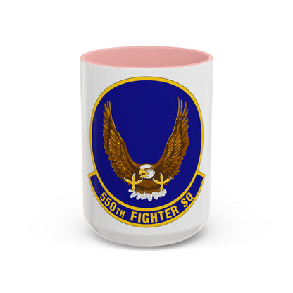 550 Fighter Squadron AETC (U.S. Air Force) Accent Coffee Mug