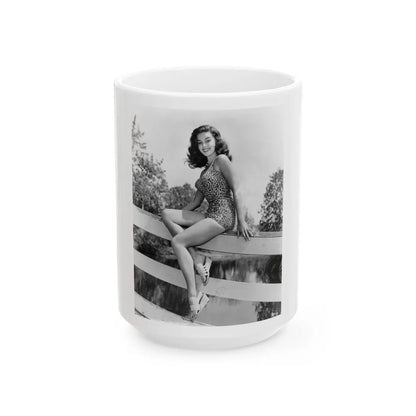 Elaine Stewart #178 (Vintage Female Icon) White Coffee Mug-15oz-Go Mug Yourself