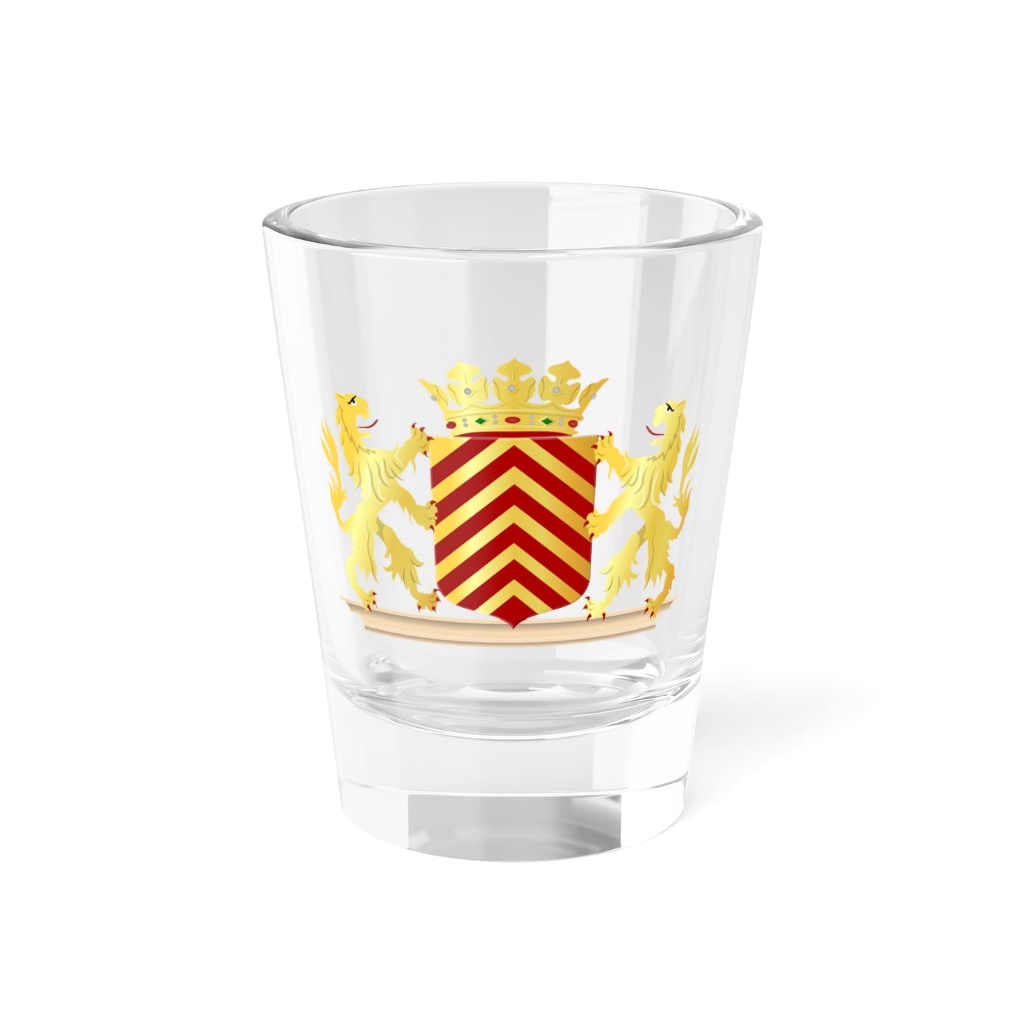 Gemeentewapen Egmond (Netherlands) (Coat of Arms) Shot Glass 1.5oz