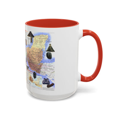 North America - Ancient Mesoamerica (1997) (Map) Accent Coffee Mug