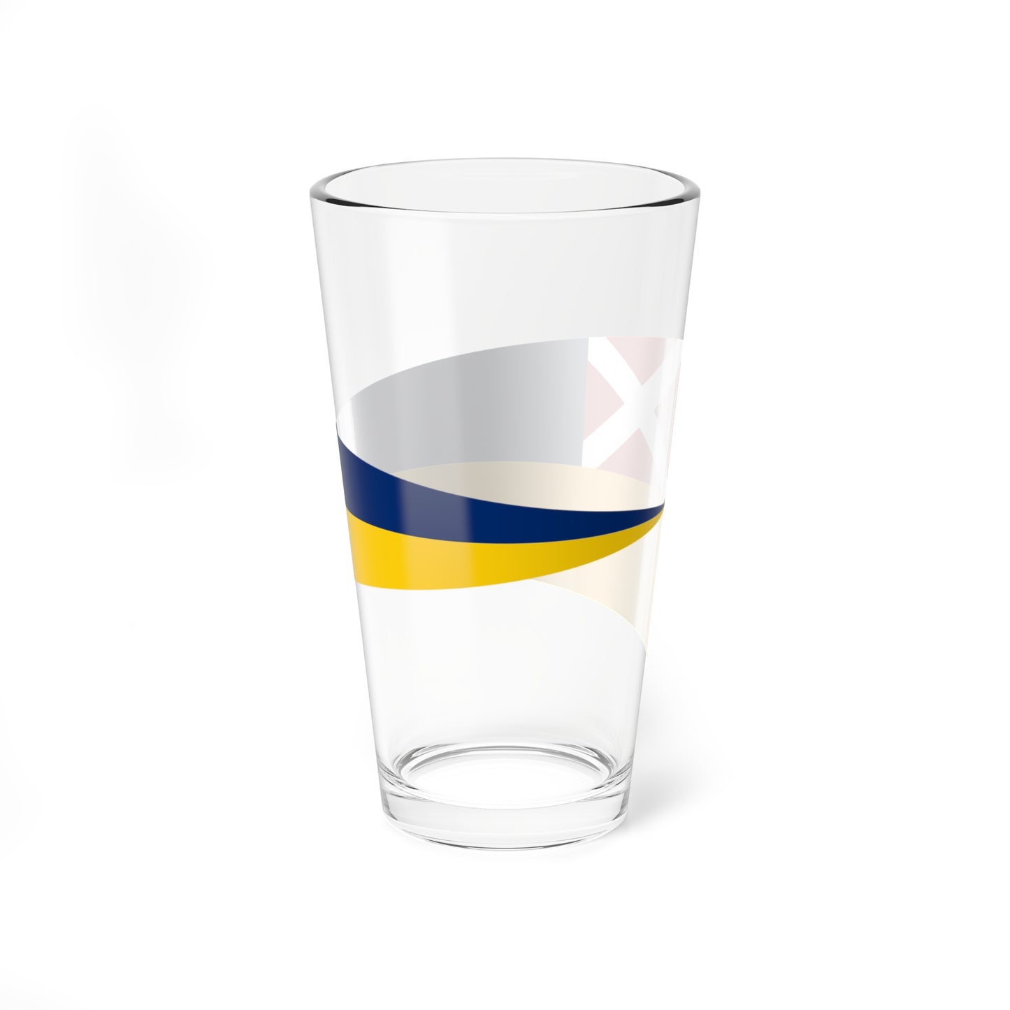 Swedish-Norwegian command flag 1815-1844 - Commodore (Sweden) Pint Glass 16oz