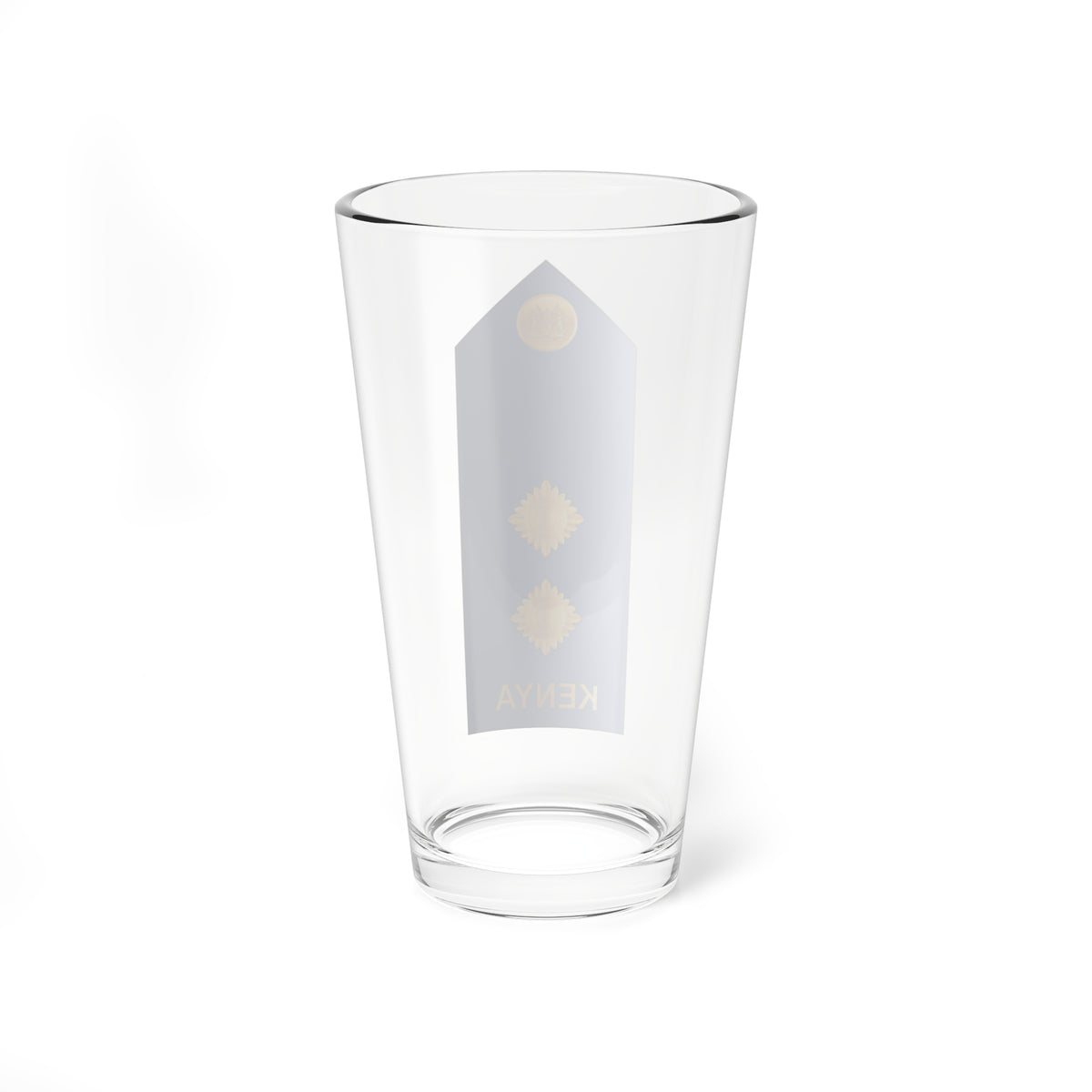 08. Kenyan Air Force LT (Kenya) (Military Rank) Pint Glass 16oz