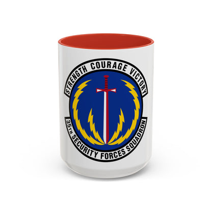 35 Security Forces Squadron PACAF (U.S. Air Force) Accent Coffee Mug