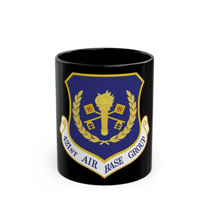 421st Air Base Group (U.S. Air Force) Black Coffee Mug-11oz-Go Mug Yourself