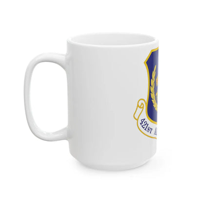 421st Air Base Group (U.S. Air Force) White Coffee Mug-Go Mug Yourself