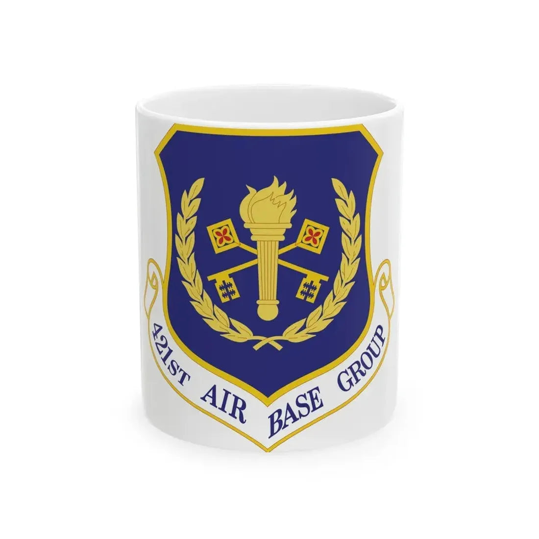421st Air Base Group (U.S. Air Force) White Coffee Mug 11oz - Go Mug Yourself