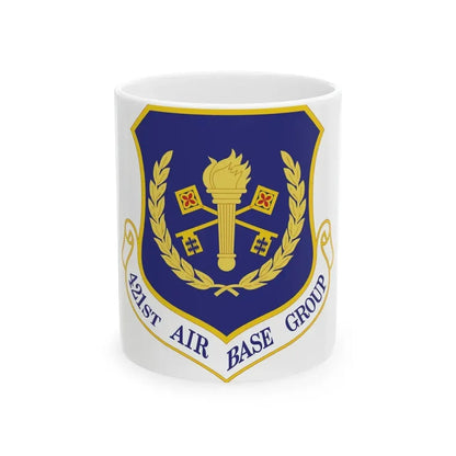 421st Air Base Group (U.S. Air Force) White Coffee Mug 11oz - Go Mug Yourself