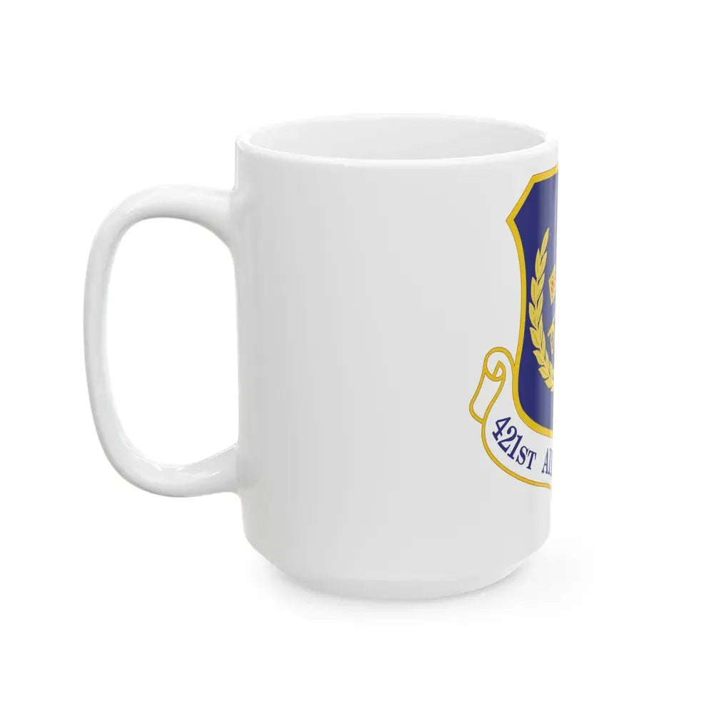 421st Air Base Group (U.S. Air Force) White Coffee Mug - Go Mug Yourself