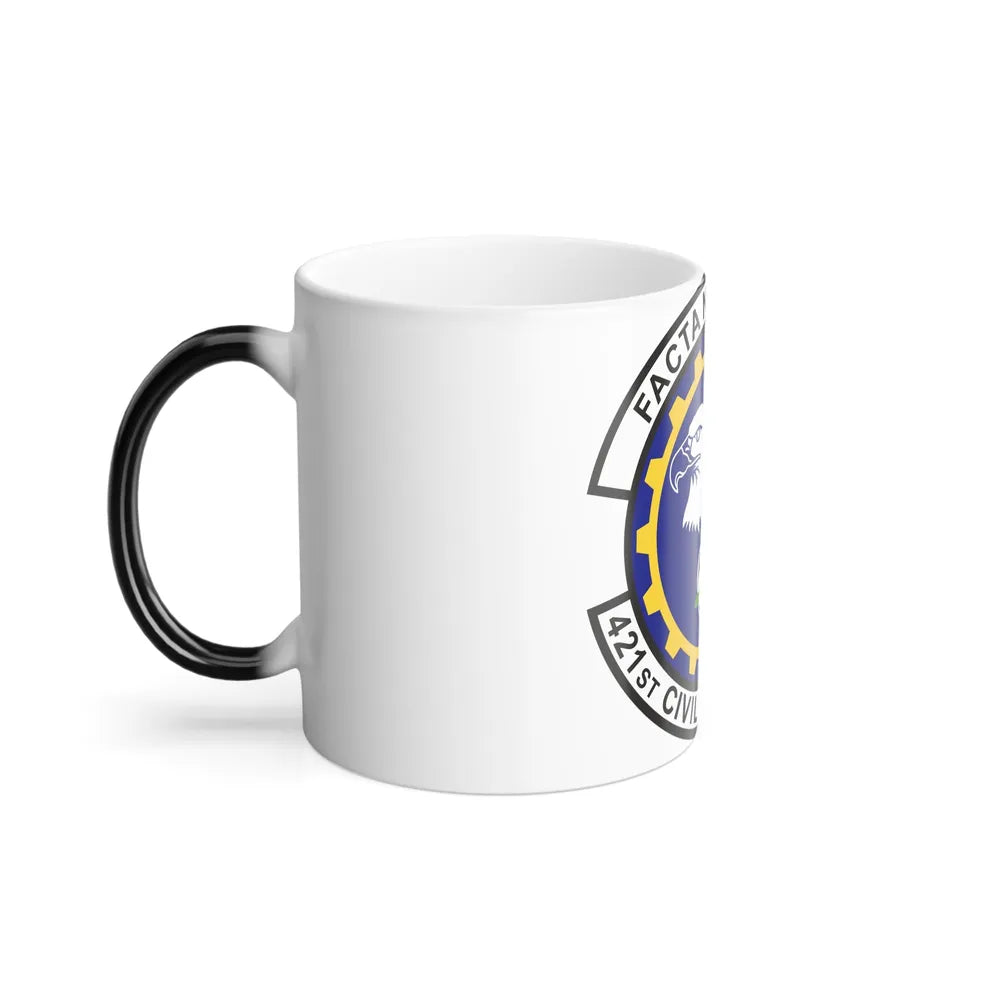 421st Civil Engineer Squadron (U.S. Air Force) Color Changing Mug-Go Mug Yourself