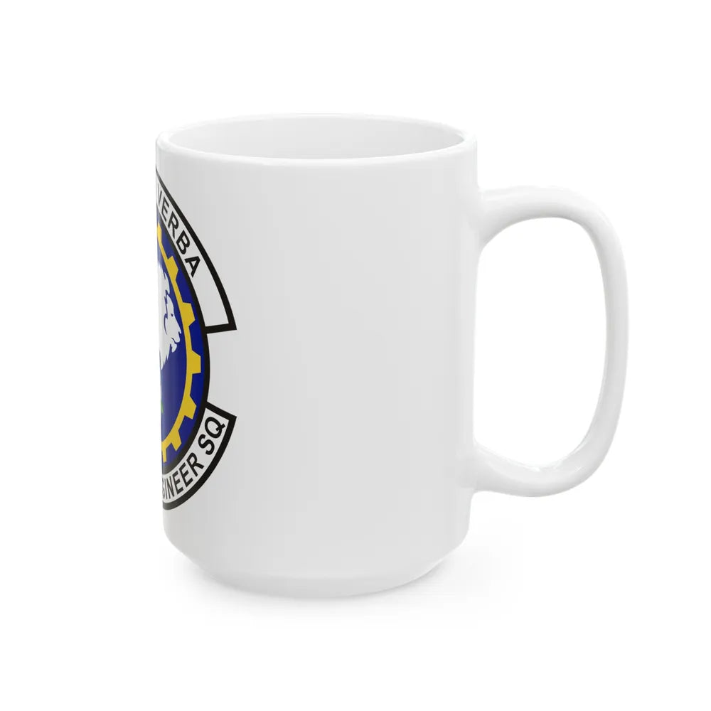 421st Civil Engineer Squadron (U.S. Air Force) White Coffee Mug-Go Mug Yourself