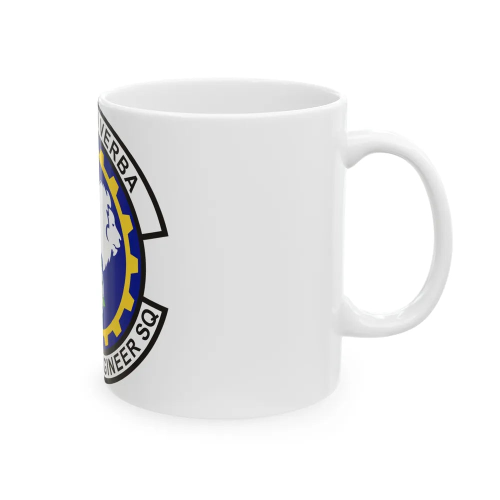 421st Civil Engineer Squadron (U.S. Air Force) White Coffee Mug-Go Mug Yourself