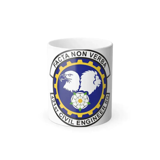 421st Civil Engineer Squadron (U.S. Air Force) Color Changing Mug 11oz - Go Mug Yourself