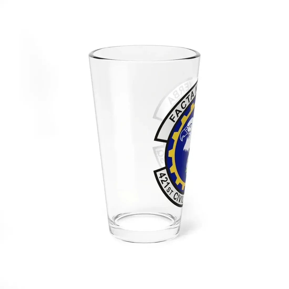 421st Civil Engineer Squadron (U.S. Air Force) Pint Glass 16oz - Go Mug Yourself