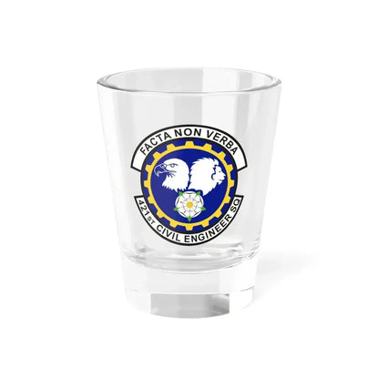 421st Civil Engineer Squadron (U.S. Air Force) Shot Glass 1.5oz 1.5oz - Go Mug Yourself