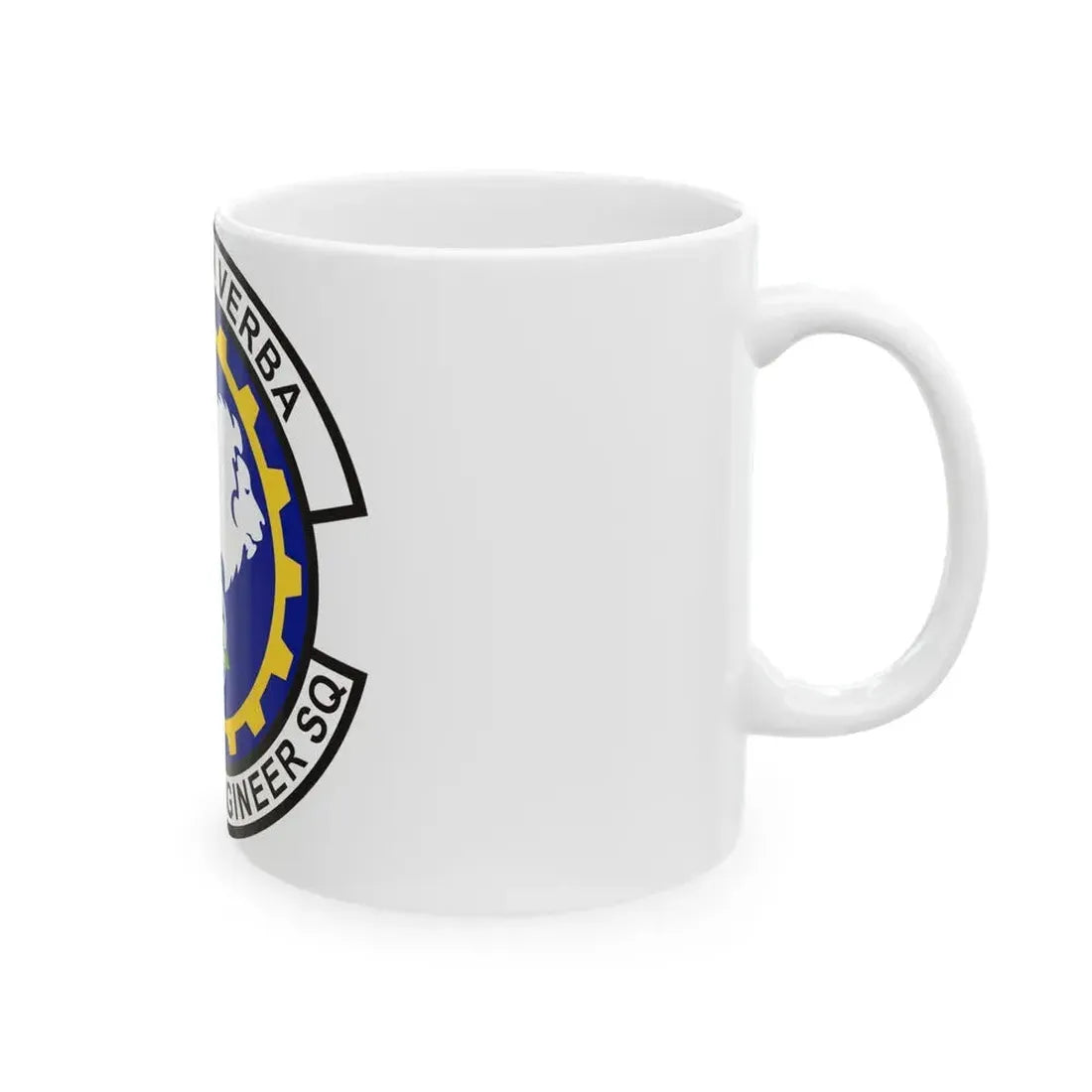 421st Civil Engineer Squadron (U.S. Air Force) White Coffee Mug - Go Mug Yourself
