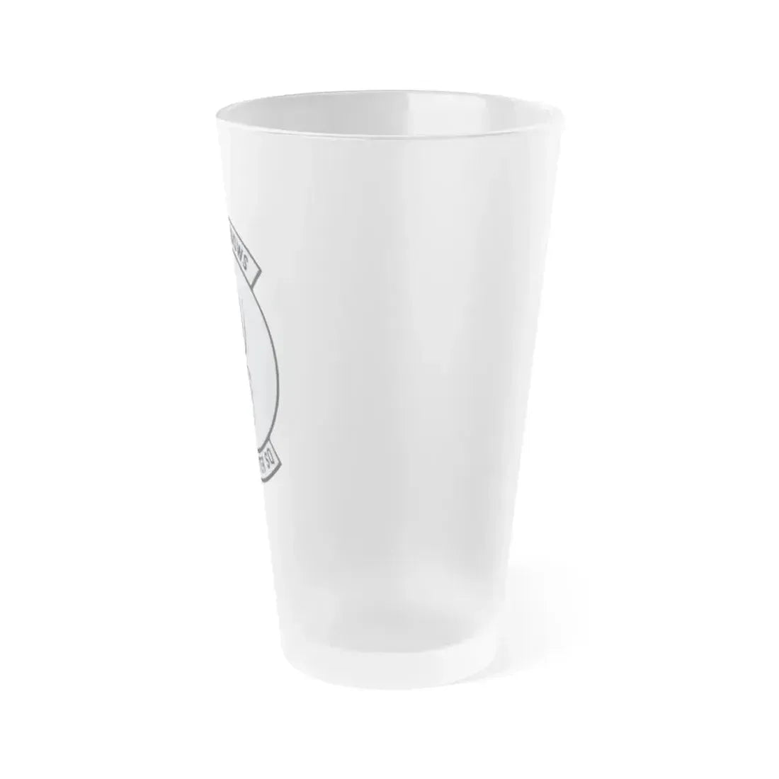 421st Fighter Squadron Black Widows (U.S. Air Force) Frosted Pint Glass 16oz - Go Mug Yourself