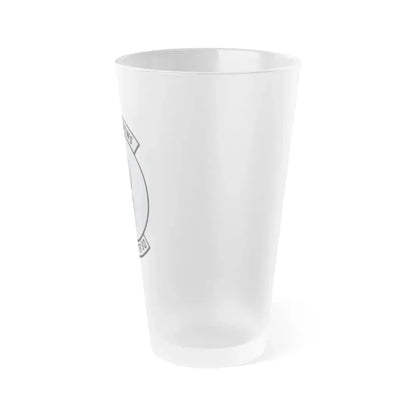 421st Fighter Squadron Black Widows (U.S. Air Force) Frosted Pint Glass 16oz - Go Mug Yourself