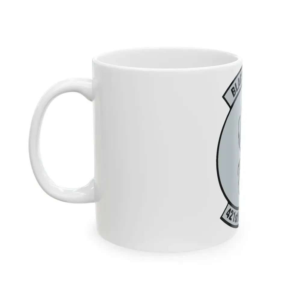 421st Fighter Squadron Black Widows (U.S. Air Force) White Coffee Mug - Go Mug Yourself