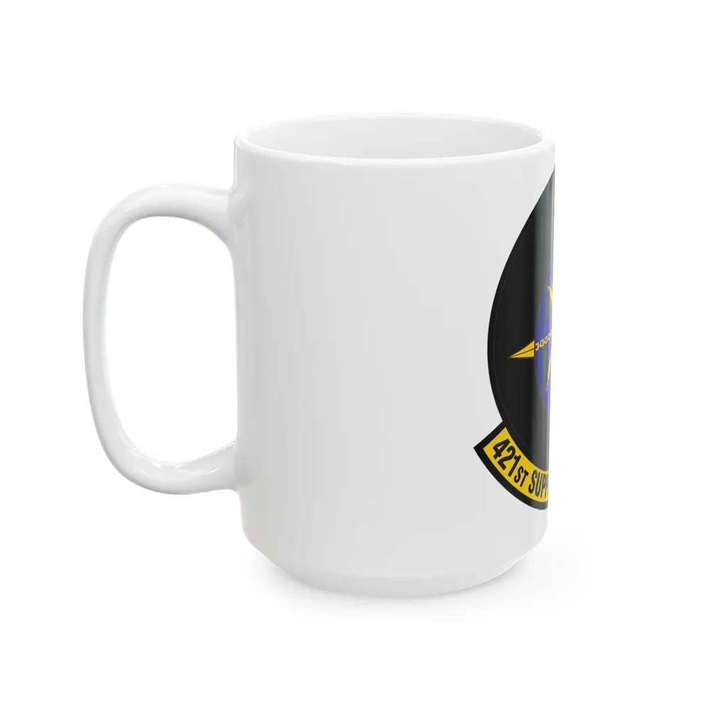 421st Supply Chain Management Squadron (U.S. Air Force) White Coffee Mug-Go Mug Yourself